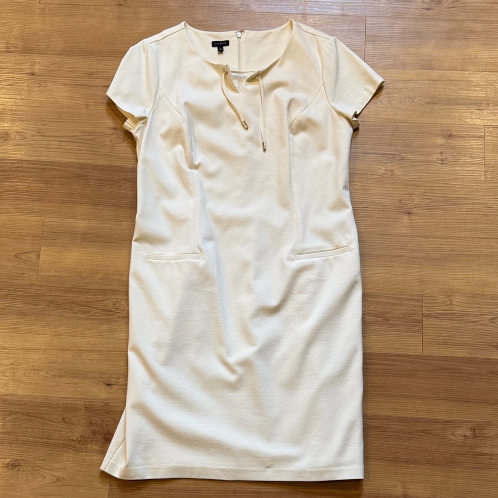 Talbots Cream Dress